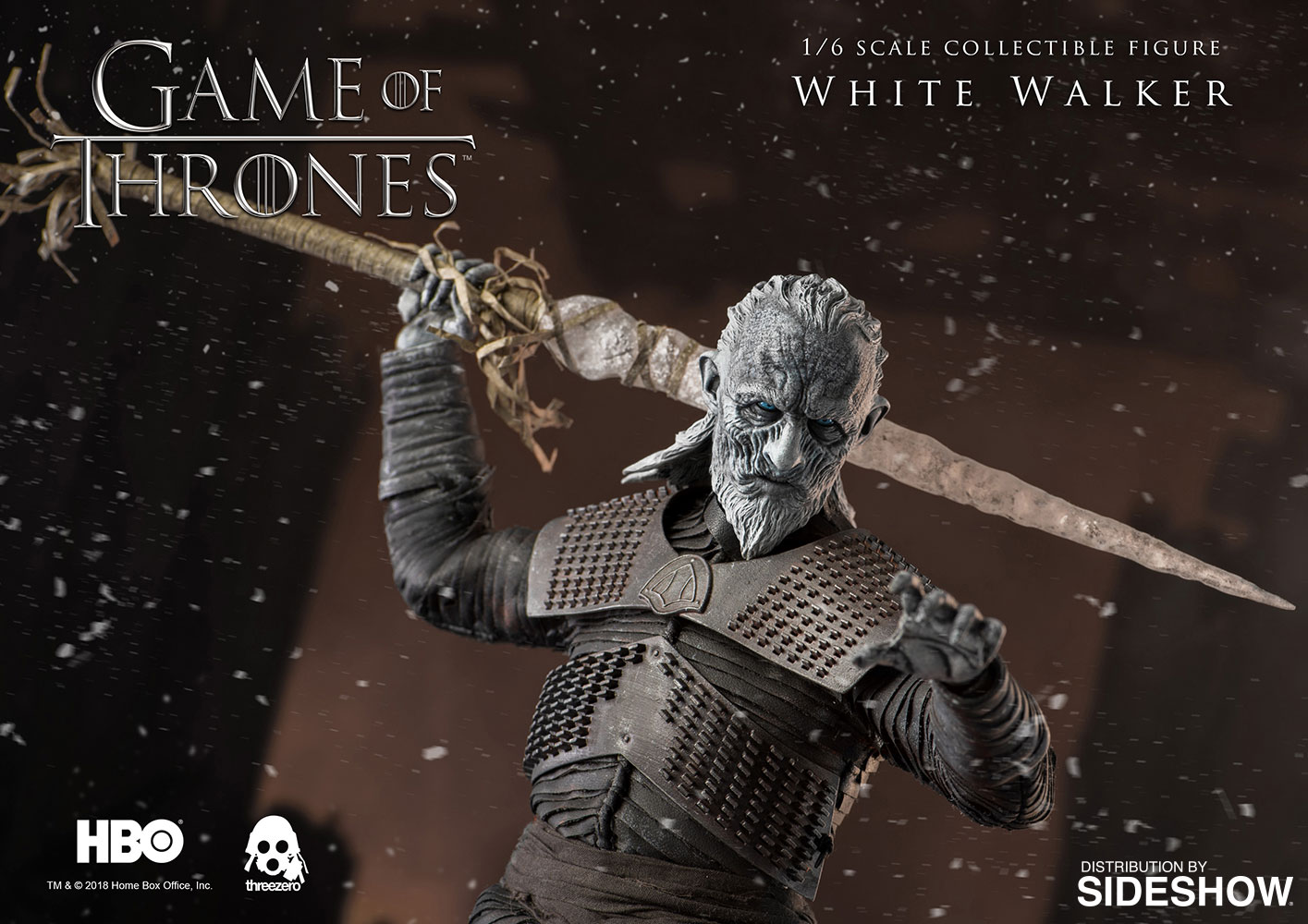 Game Of Thrones White Walker Sixth Scale Figure By Threezero