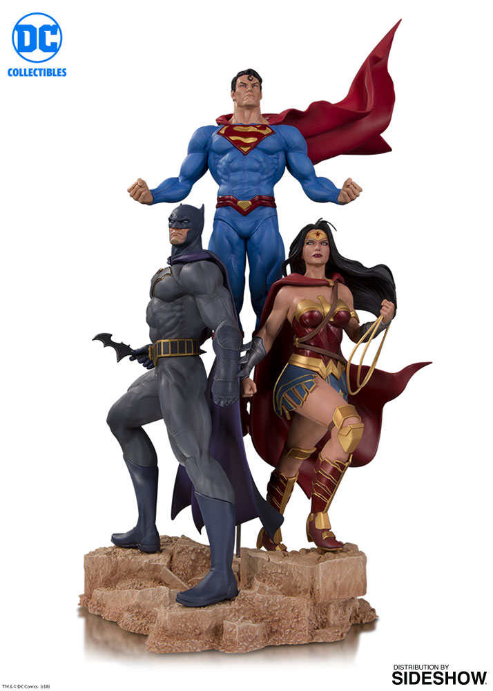 dc comics statues