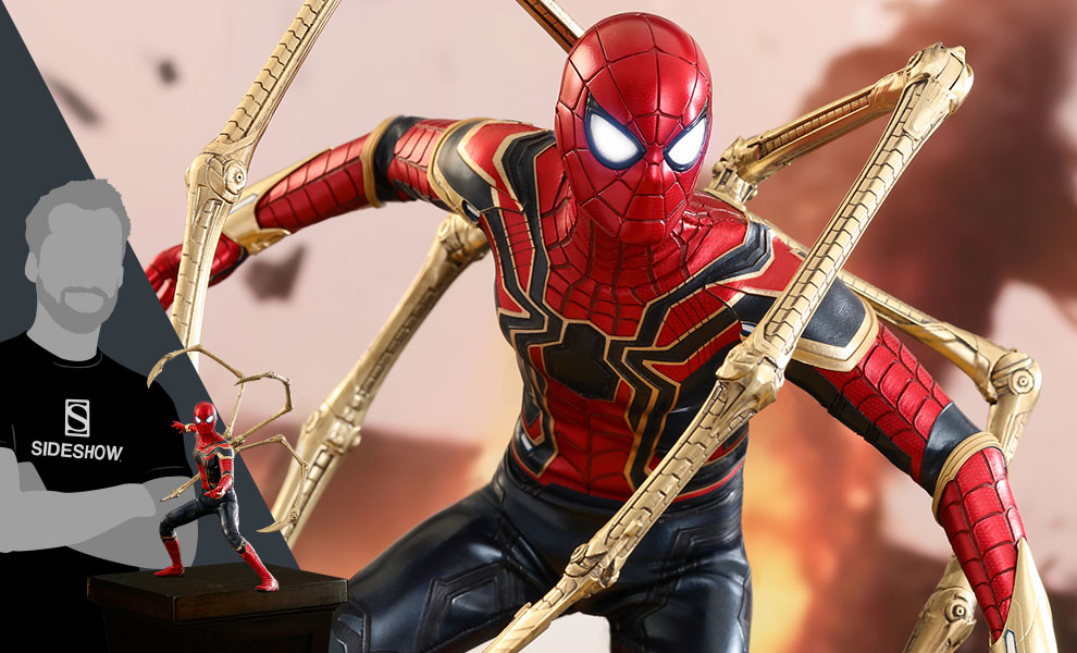 Iron Spider Spiderman Figure by Hot 