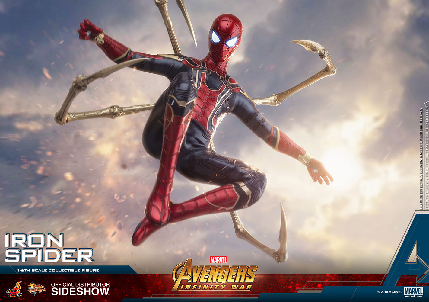 Marvel Iron Spider Sixth Scale Figure By Hot Toys Sideshow
