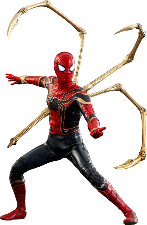 iron spiderman figure