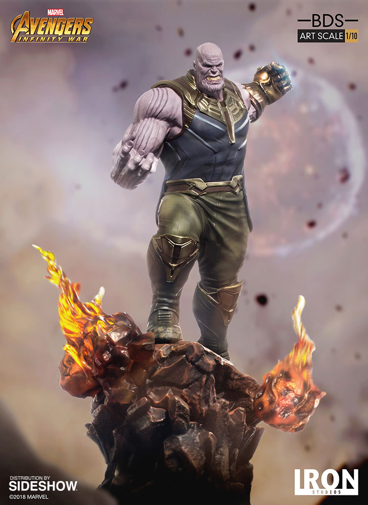 action figure thanos iron studios