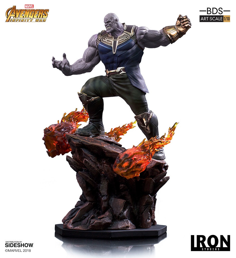 action figure thanos iron studios