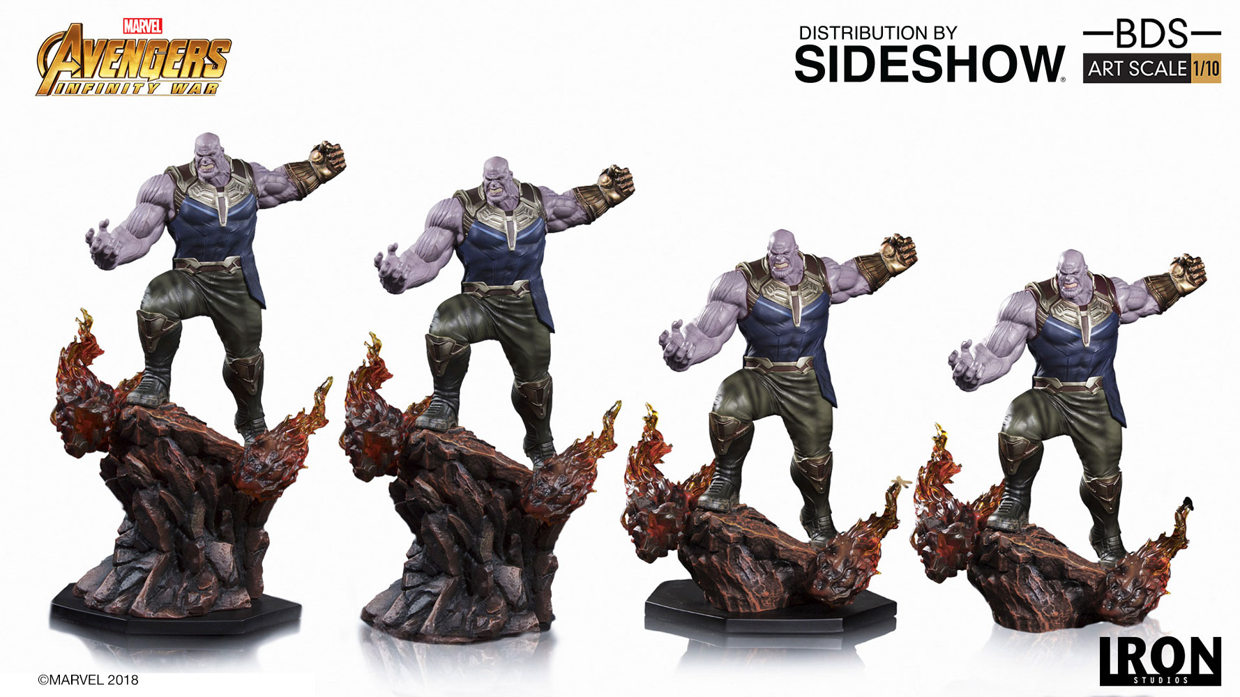 action figure thanos iron studios