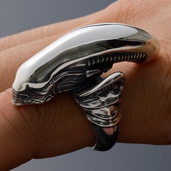 Alien Alien Big Chap Silver Ring Jewelry by TORCH TORCH | Sideshow