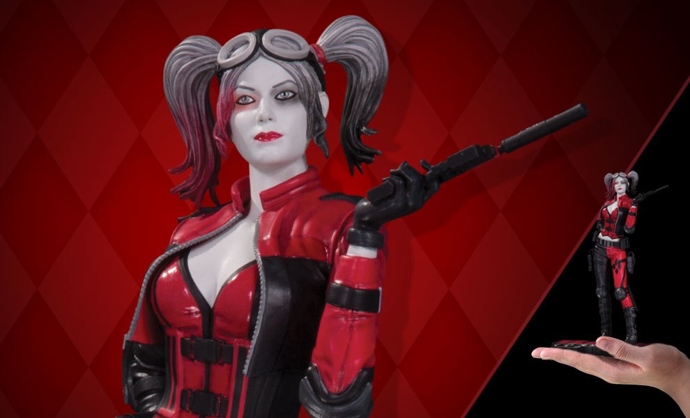 harley quinn puddin pop hand statue