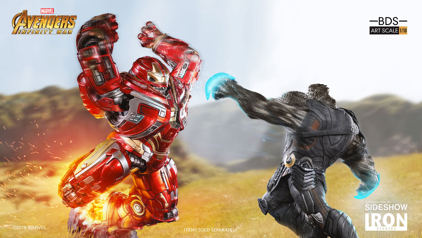 hulk buster statue