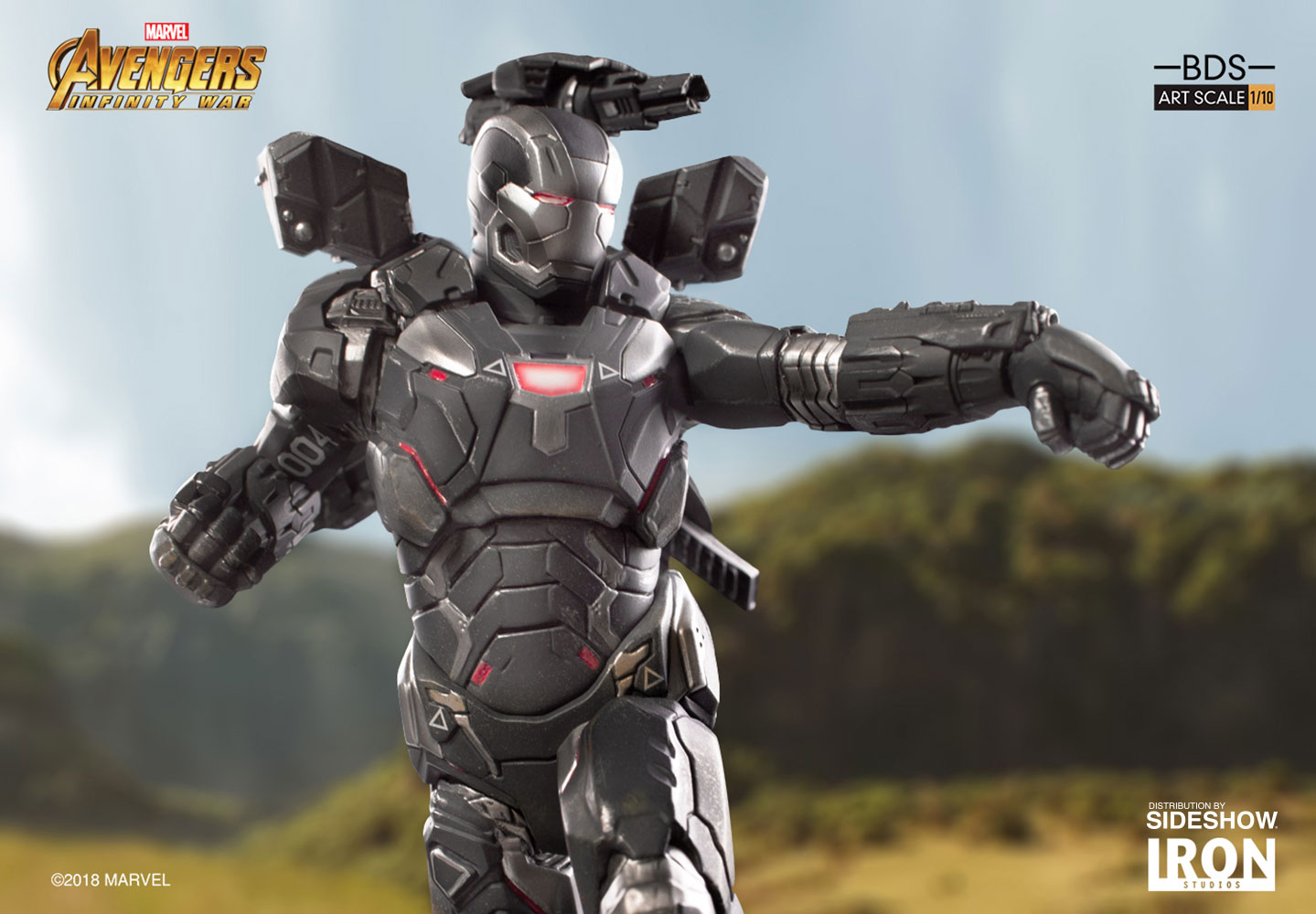 Marvel War Machine Statue By Iron Studios