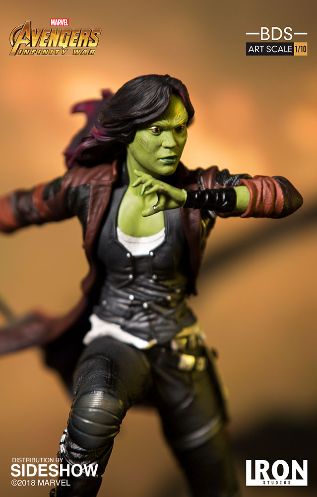 Marvel Gamora Statue by Iron Studios  Sideshow Collectibles