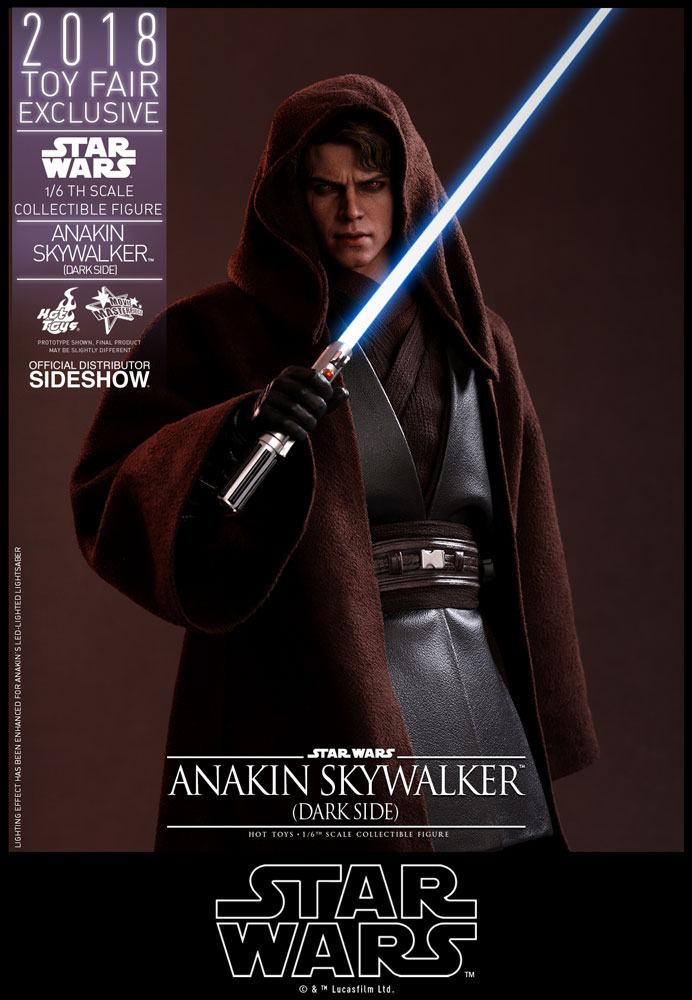 1/6 Scale Star Wars Dark Side Anakin Skywalker Male Base Body 