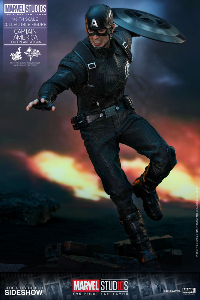captain america hot toys concept art