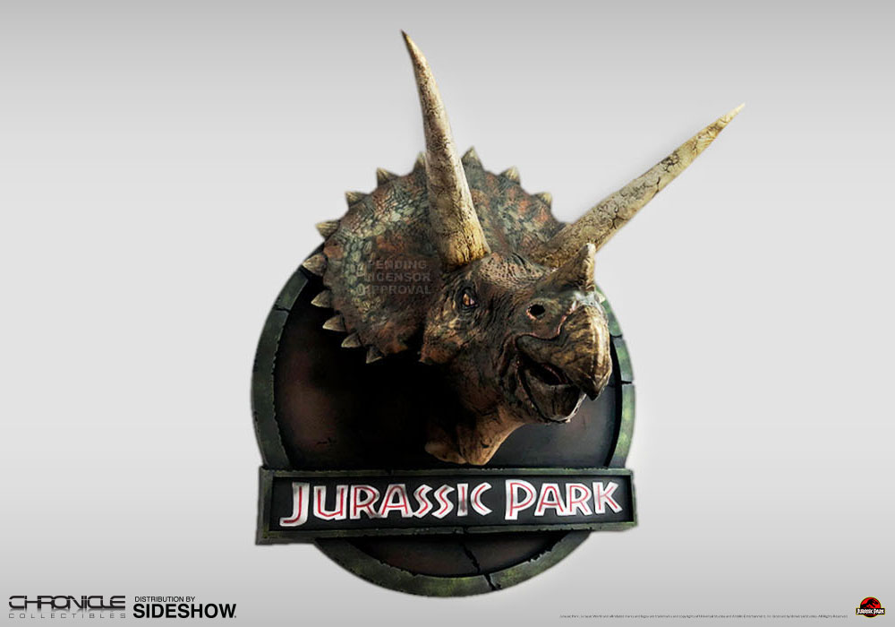 jurassic park triceratops ride on toy