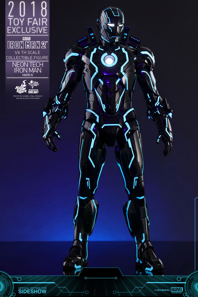 iron man mark 4 neon tech