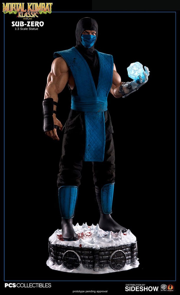 mortal kombat 11 sub zero statue