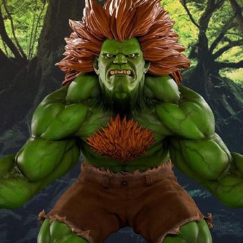 The Blot Says: SDCC 2022 Exclusive Street Fighter Blanka Polystone  Statues by Icon Heroes