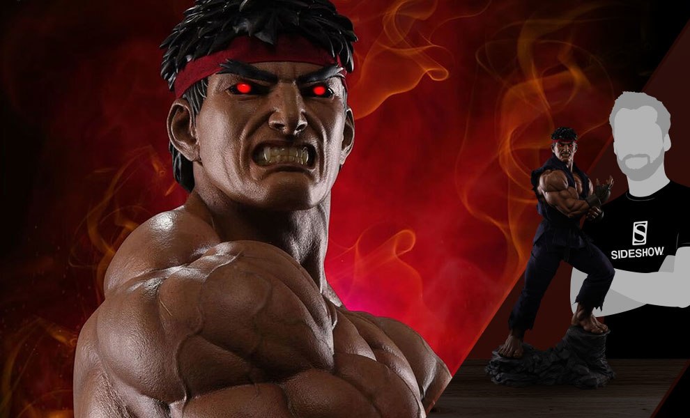 Ryu Evil Ryu Street Fighter 1:3 Scale Statue