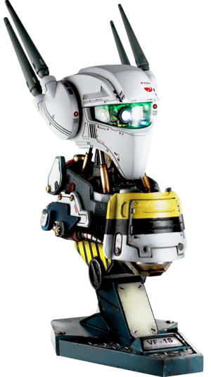 Valkyrie VF-1S Mechanical Bust Statue