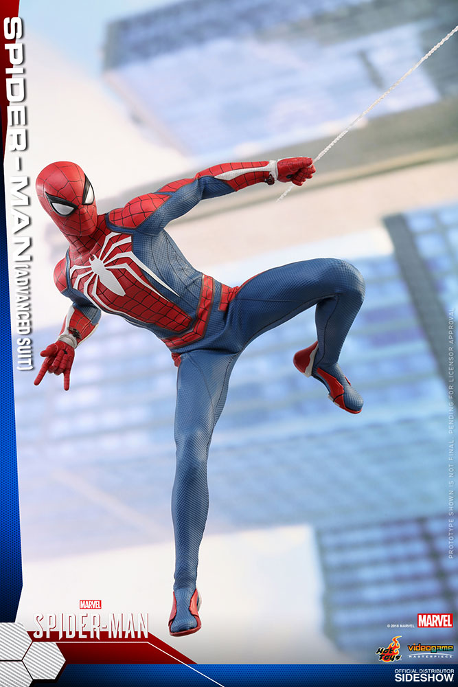 hot toys spiderman advanced suit