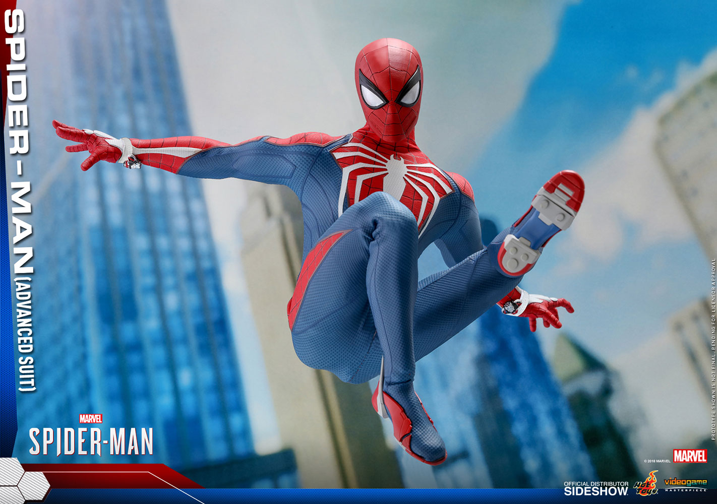 hot toys spiderman advanced suit