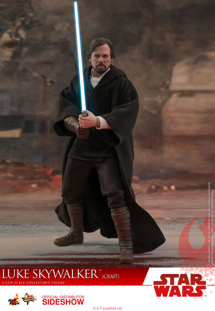 luke skywalker crait hot toys