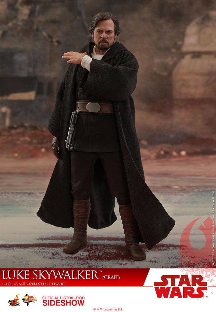 luke skywalker crait hot toys