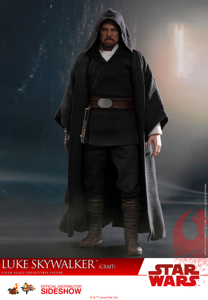 luke skywalker crait hot toys