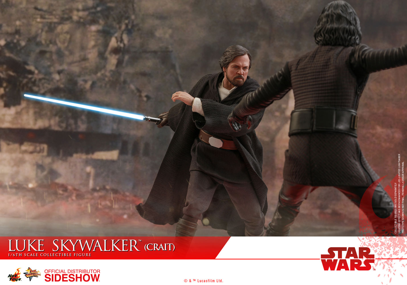 luke skywalker crait black series