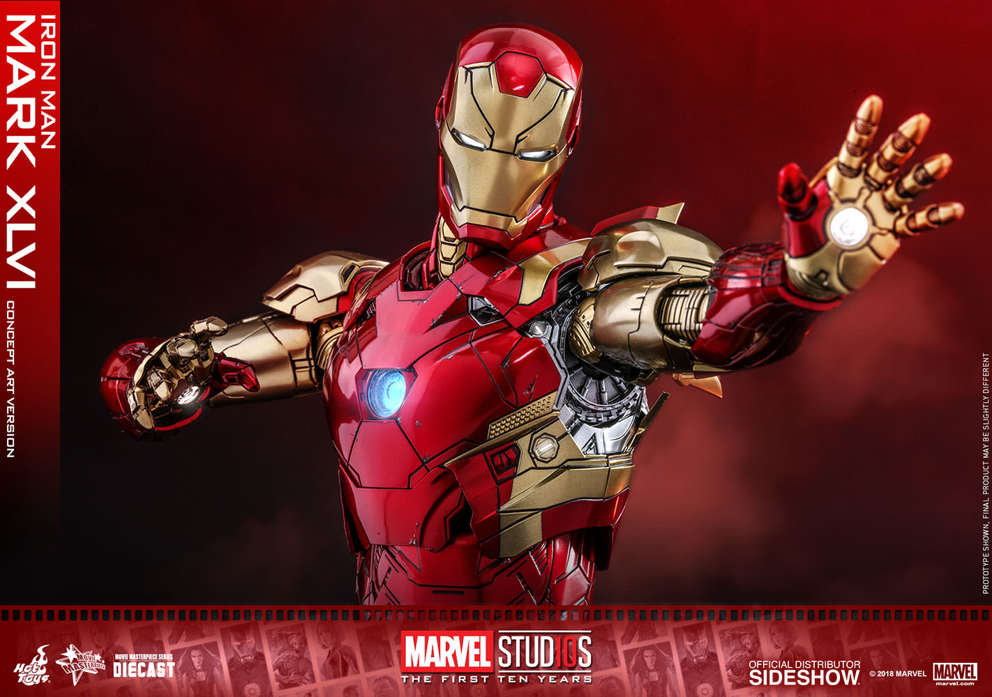 Iron Man Mark XLVI Concept Art Figure by Hot Toys