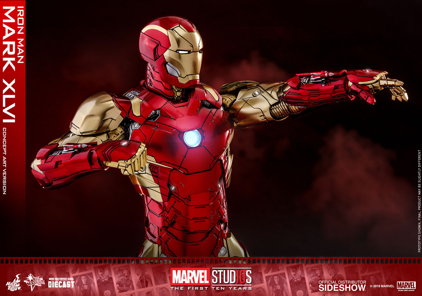 Iron Man Mark XLVI Concept Art Figure by Hot Toys