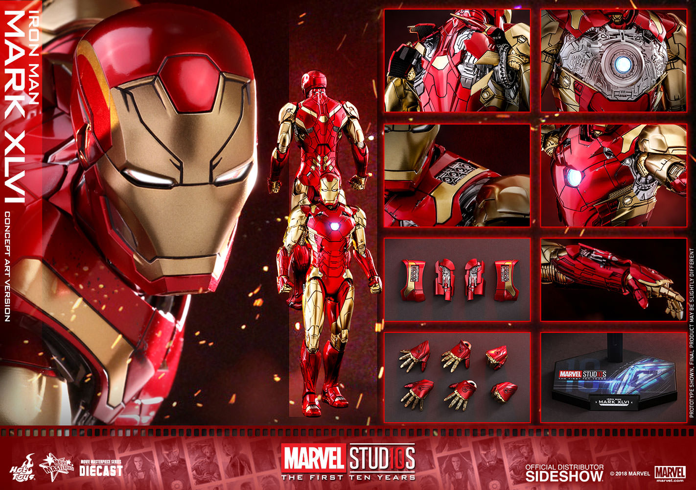 Iron Man Mark XLVI Concept Art Figure 