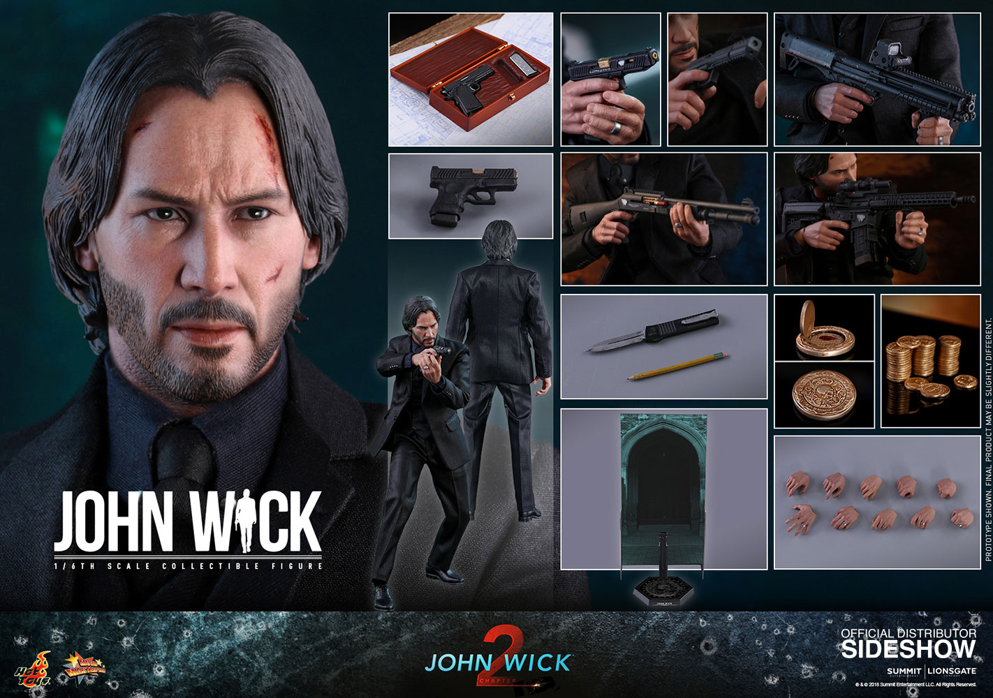 john wick hot toys pre order