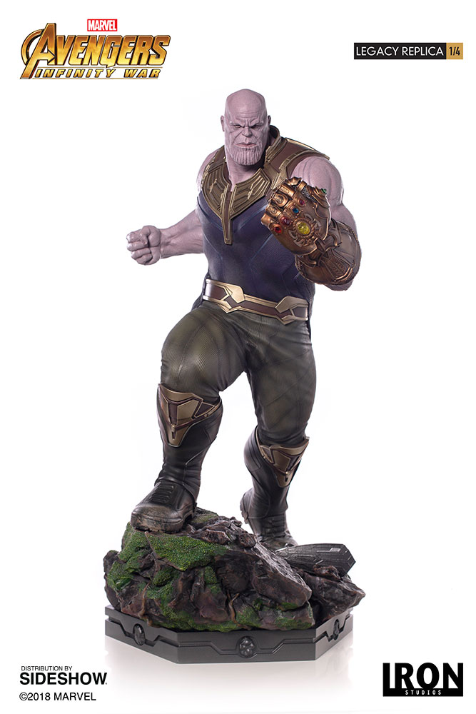 action figure thanos iron studios