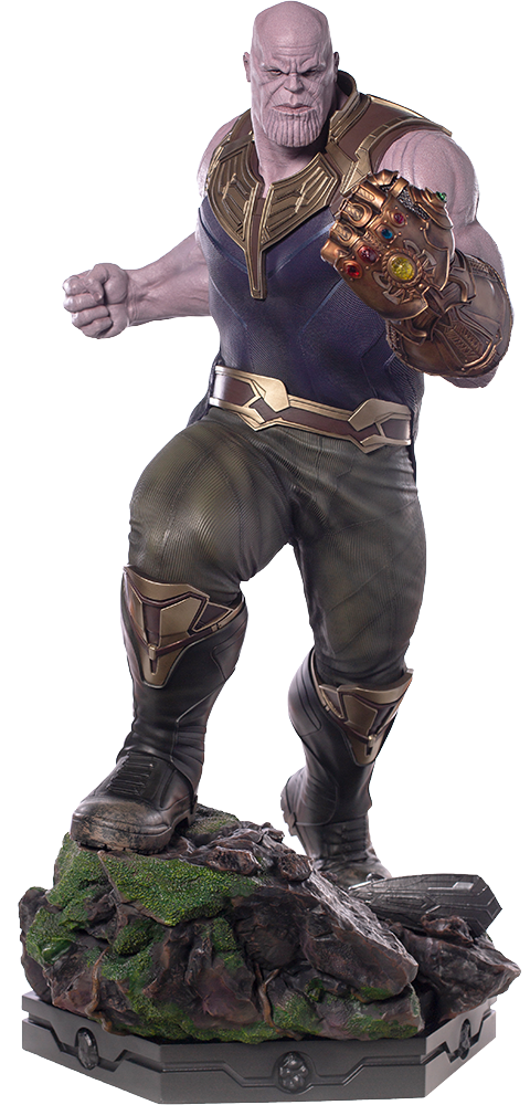 action figure thanos iron studios