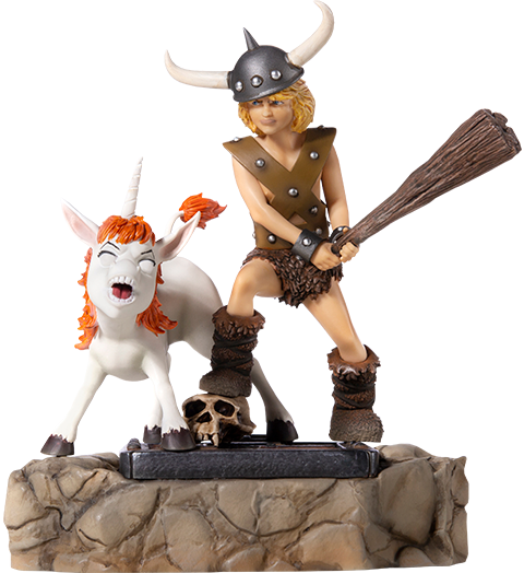 Iron Studios Bobby the Barbarian and Uni 1:10 Scale Statue
