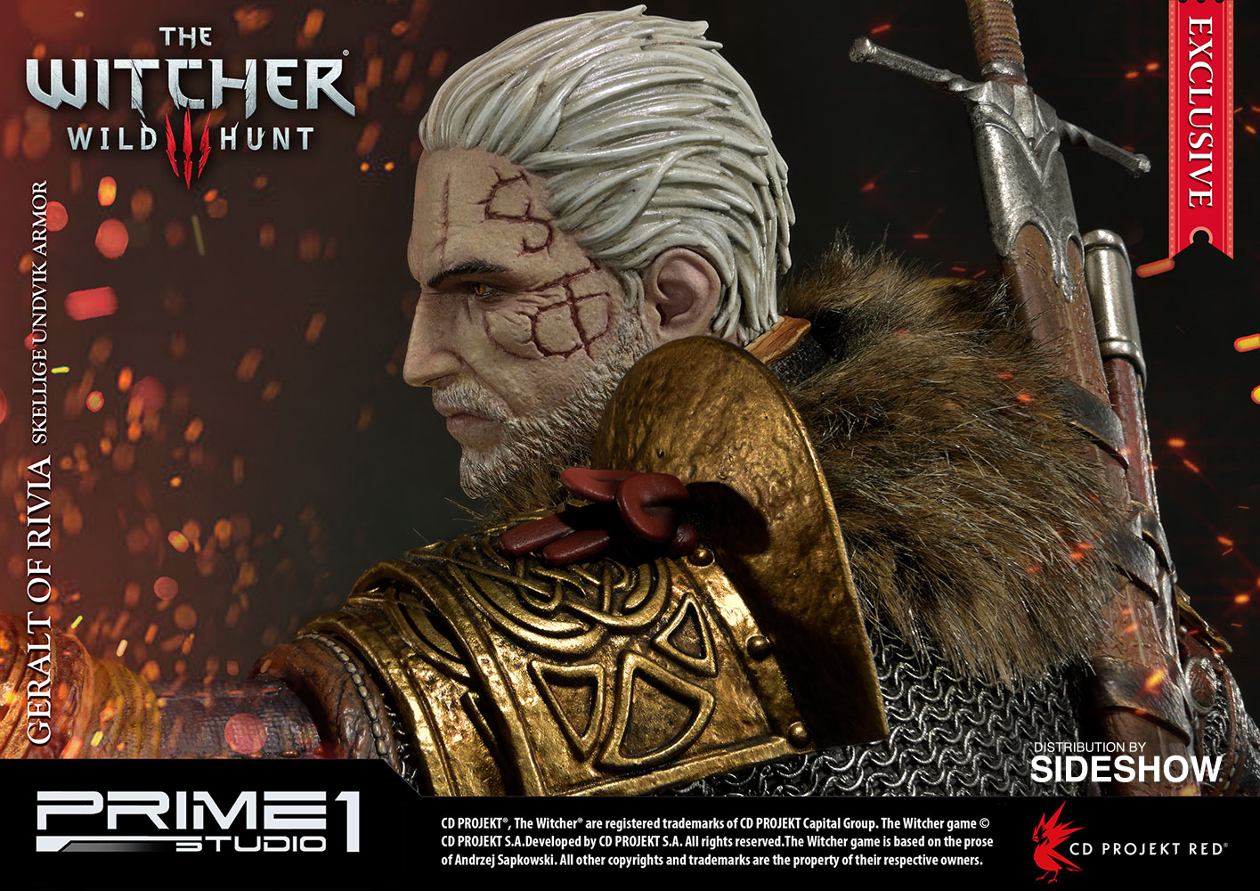 The Witcher 3 Wild Hunt Geralt Of Rivia Skellige Undvik Arm Sideshow Collectibles