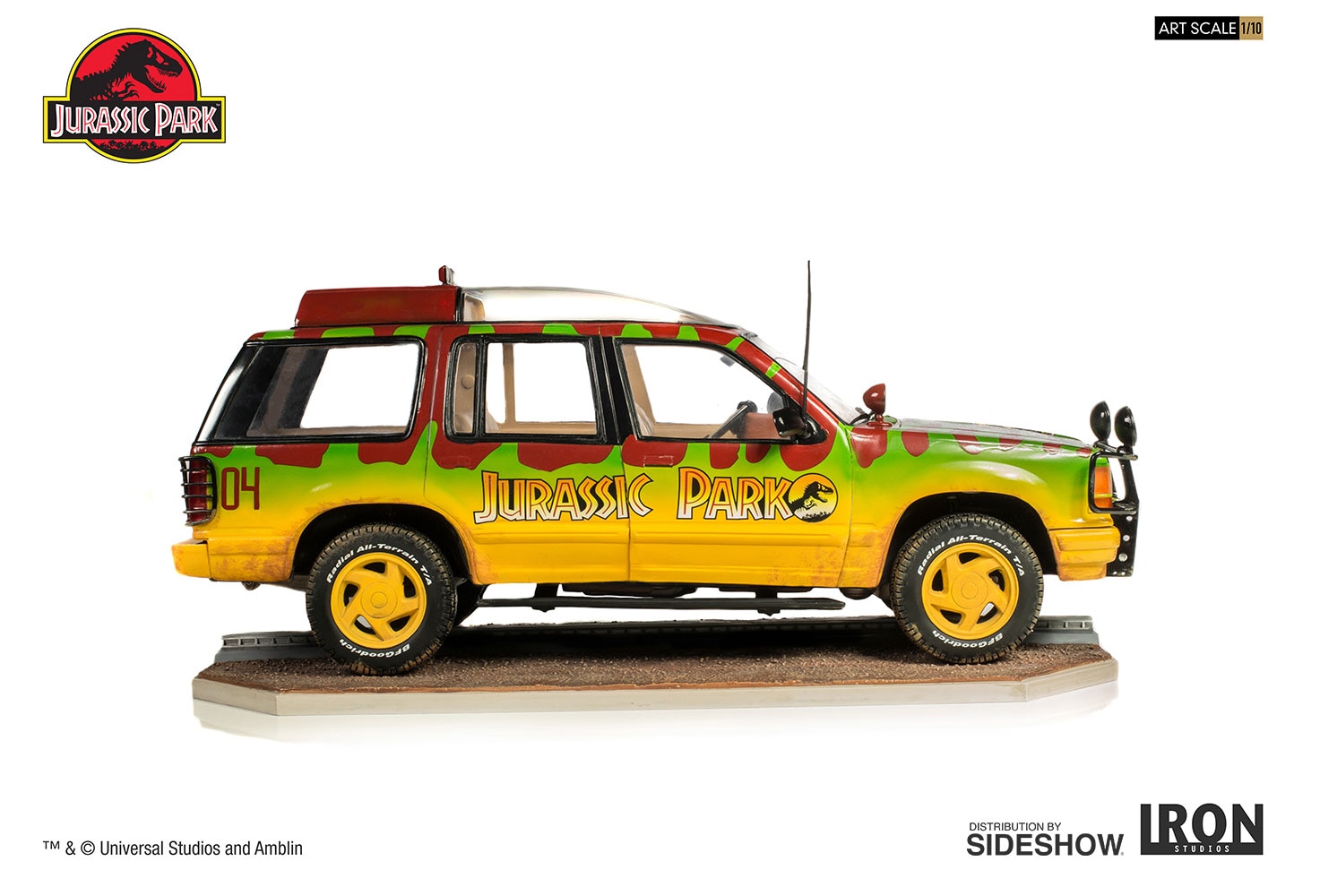 jurassic park diecast cars