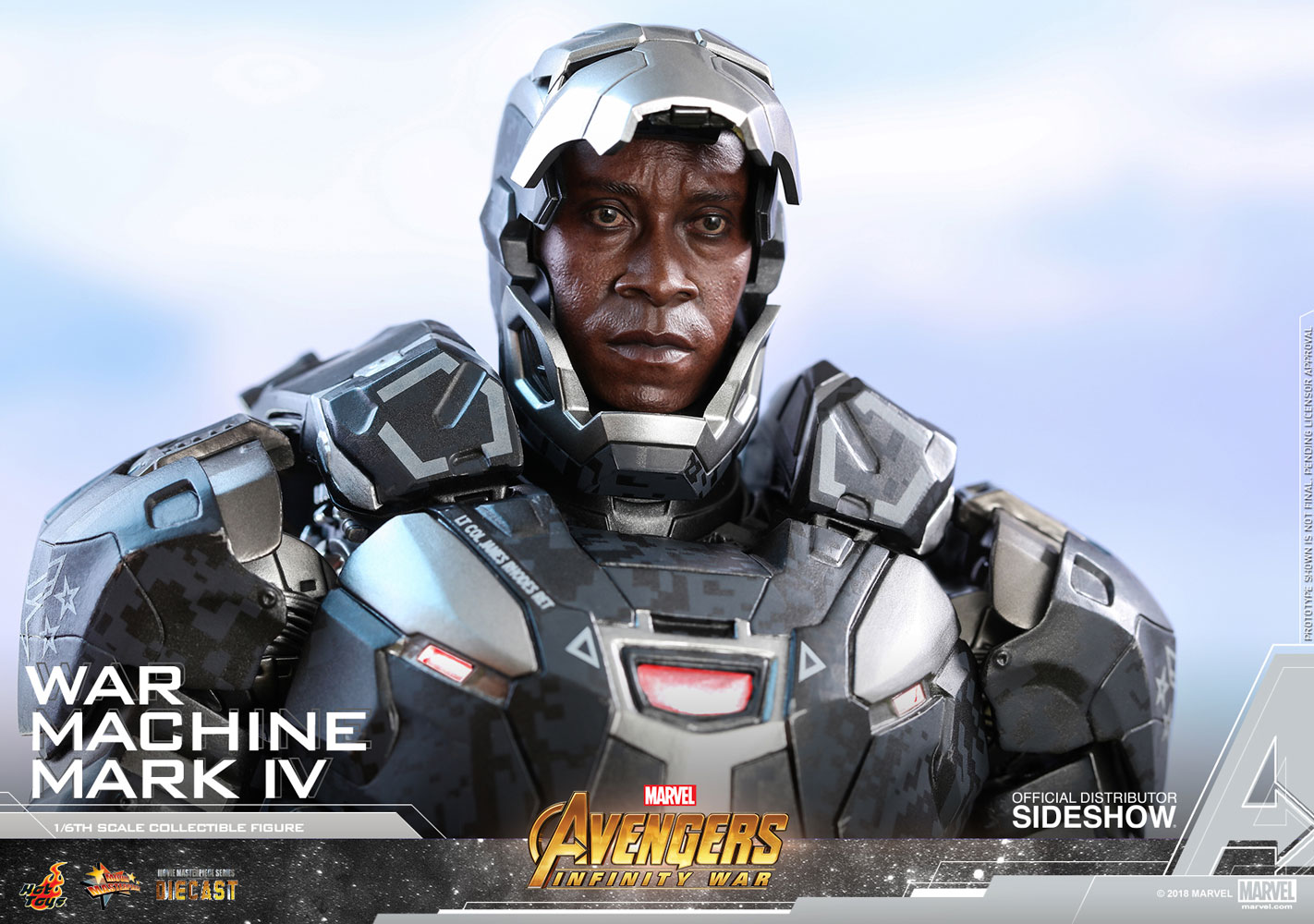 Marvel War Machine Mark Iv Special Edition Sixth Scale Figur