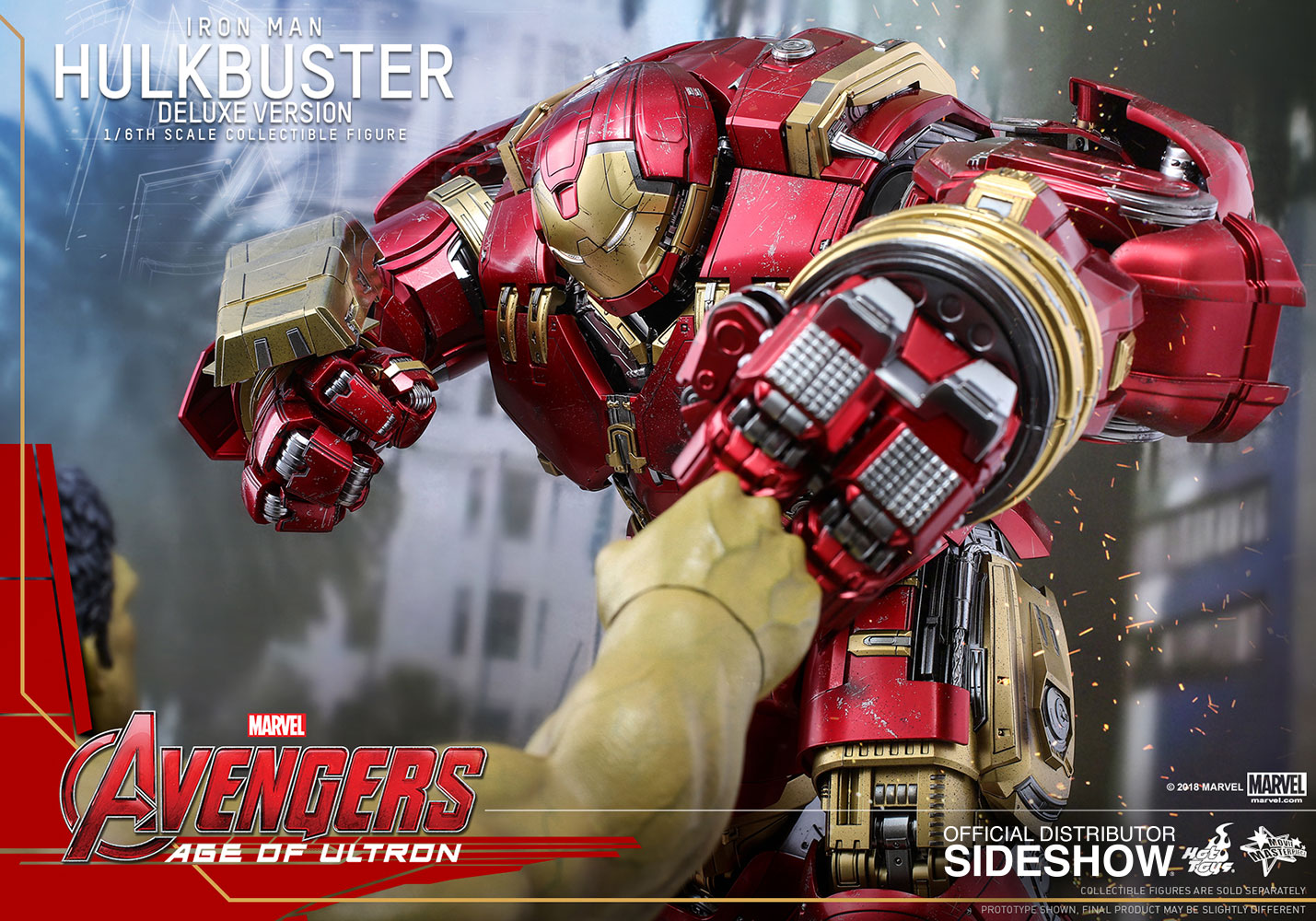 hot toys hulkbuster height