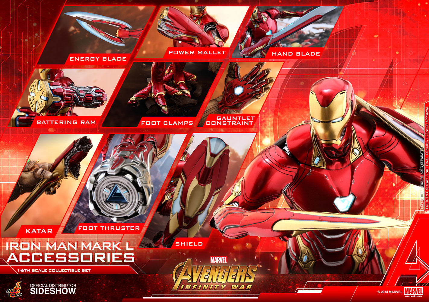 Marvel Iron Man Mark L Accessories 