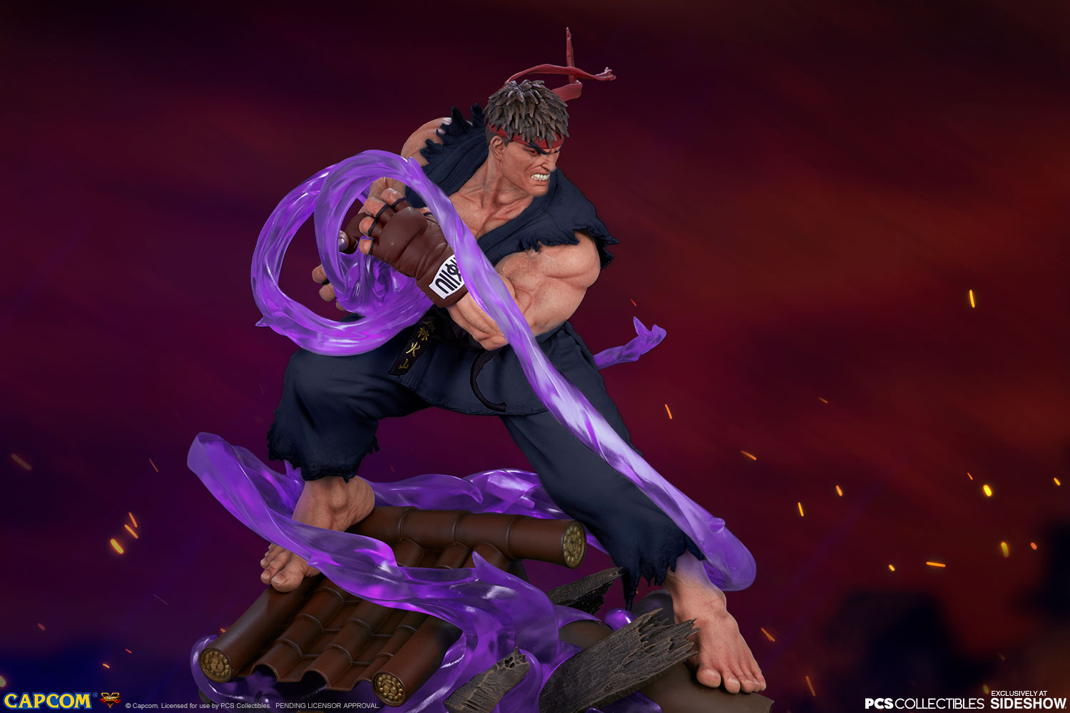 Street Fighter Evil Ryu Statue by Pop Culture Shock | Sideshow Collectibles