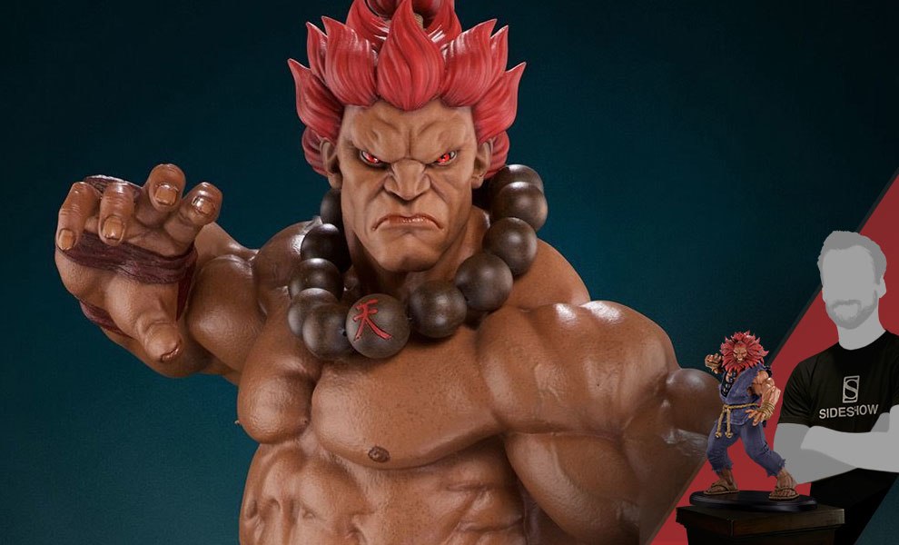 Akuma 10 Year Deluxe Street Fighter Statue