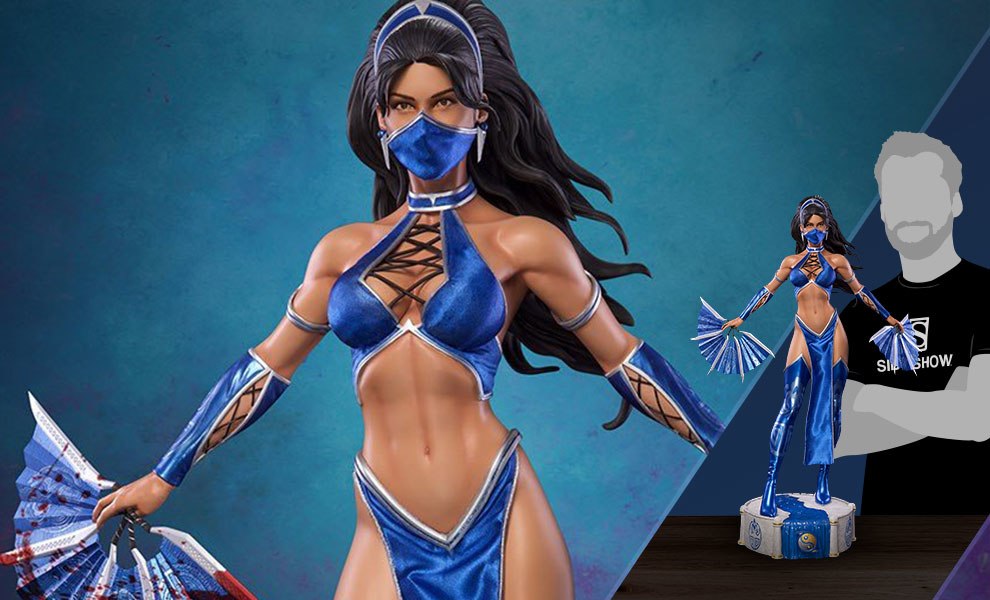 mortal kombat kitana statue