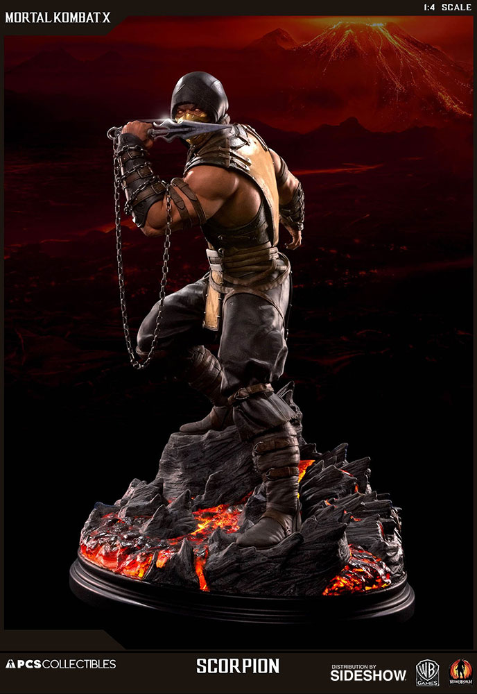 scorpion statue mortal kombat