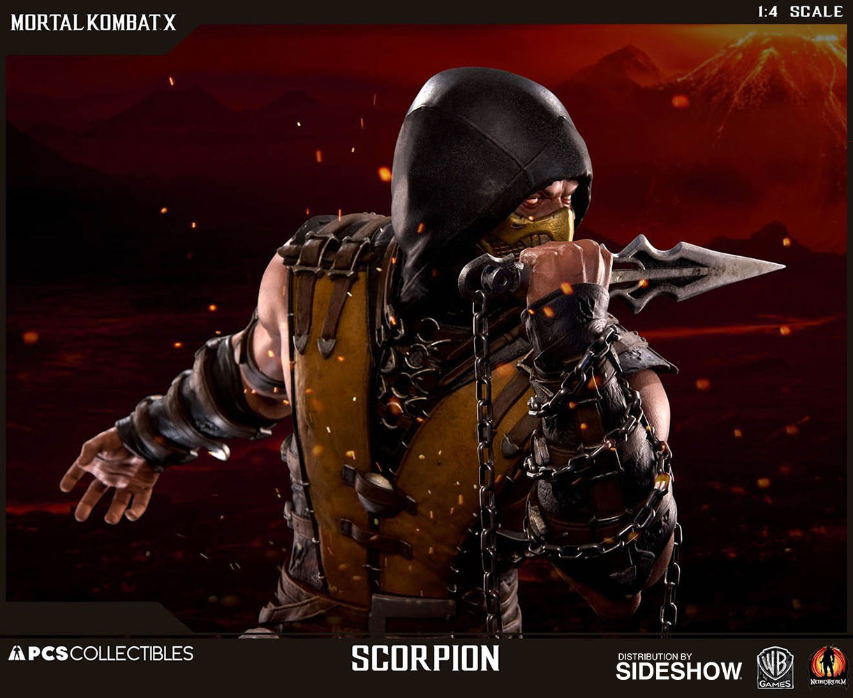 Mortal Kombat Scorpion Statue By Pop Culture Shock