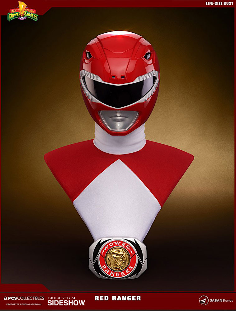 Mighty Morphin Power Rangers Red Ranger LifeSize Bust by