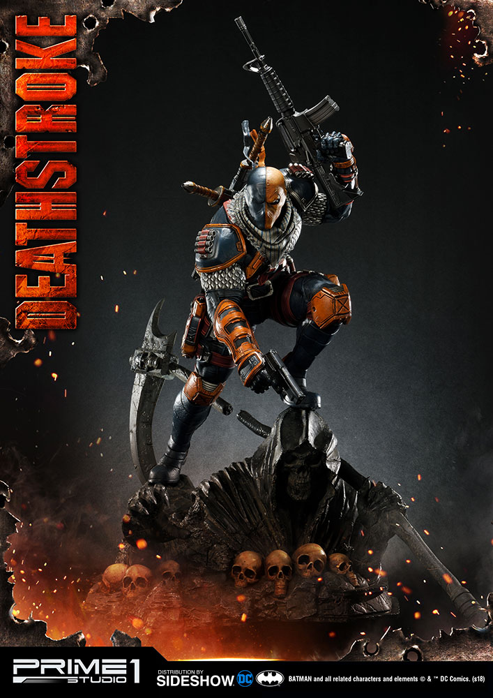 dc comics deathstroke statue