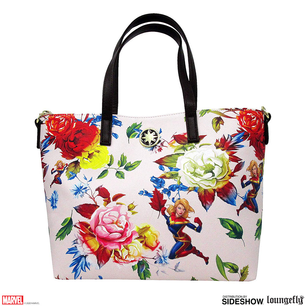 Marvel Captain Marvel Leather Tote Bag Apparel by