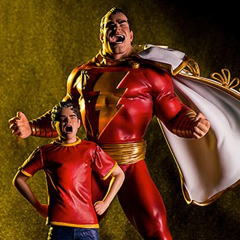 DC Comics Shazam Deluxe Statue by Iron Studios | Sideshow Collectibles
