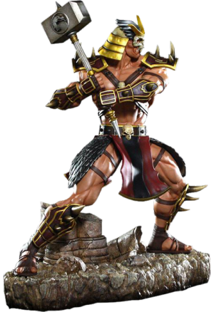 PCS Mortal Kombat Shao Kahn Statue Bloody Hammer Exclusive - The Toyark -  News