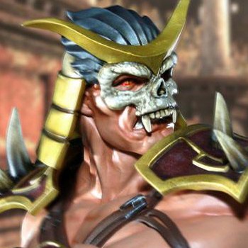 So Shao Kahn has always had a funky looking face unmasked but it was very  rare to see his face unless it was koncept Art or MK movie lol. But he looks